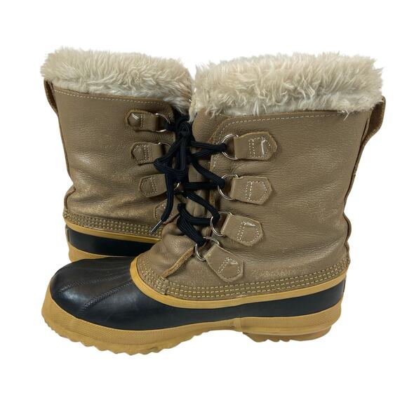 Sorel Manitou Winter Boots Insulated Waterproof Women Size 10 - Picture 7 of 15